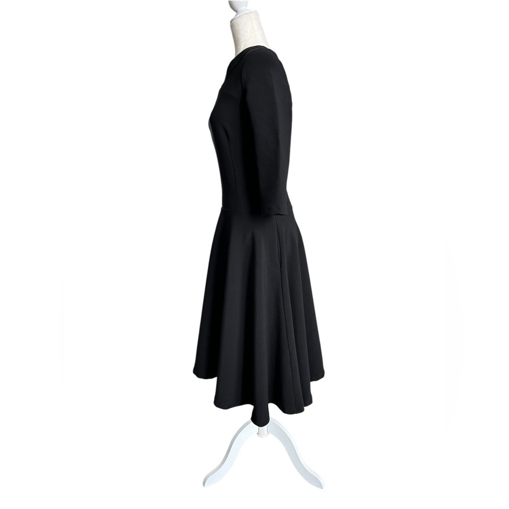 Think chic Midi Black asymmetrical Dress 3/4 sleeve
functional pockets XS - Picture 9 of 14